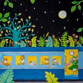 Viaje de Medianoche. Traditional illustration, Acr, and lic Painting project by Sambhavi Bhagi - 08.16.2020