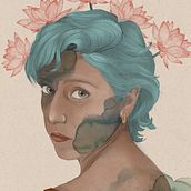 Mi Proyecto del curso: Retrato ilustrado con Procreate. Een project van Traditionele illustratie van mariasotodelage - 17.08.2020
