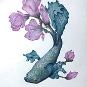 Unexpected blooming. Drawing, Pencil Drawing, Artistic Drawing, Traditional illustration, and Naturalistic Illustration project by Florence Saje - 03.28.2021