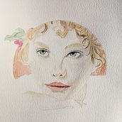 Mi Proyecto del curso: Retrato en acuarela a partir de una fotografía. Fine Arts project by Rocío Mera - 09.09.2020