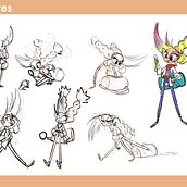 Character Design Project . Een project van Ontwerp van personages van Ludovica Ottaviani - 17.08.2020