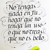 Mi Proyecto del curso: Introducción a la caligrafía itálica. Un projet de Calligraphie, T , et pographie de Margarita Muñoz - 17.08.2020