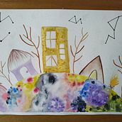 Mi Proyecto del curso: Técnicas modernas de acuarela. Traditional illustration project by Catherine Correa - 08.17.2020
