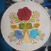 Mi Proyecto del curso: Técnica de bordado con paso atrás. Embroider project by Maria Fernanda Martinez Garcia - 09.01.2020