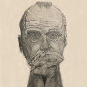 Portrait of Alex Coleville. Un proyecto de Dibujo de Catherine Dunn - 07.08.2004