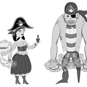 Mi Proyecto del curso: Fábrica de personajes ilustrados. Traditional illustration project by Nilton Rodríguez - 08.18.2020