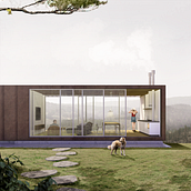 Projeto Estudo Residência na serra. Een project van Digitale architectuur van Mário Cesar Alves Bezerra - 19.08.2020