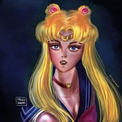 Mi Proyecto del curso: Retratos digitales de fantasía con Photoshop. Un proyecto de Dibujo digital, Diseño, Diseño digital, Diseño gráfico, Ilustración tradicional, Ilustración digital y Pintura digital de lifeonmarus - 23.06.2020