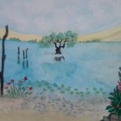 Meu projeto do curso: Ilustração em aquarela com influência japonesa. Un projet de Aquarelle de Ruth Nogueira - 19.08.2020