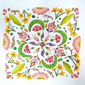 Composición floral con acrílicos. Projekt z dziedziny Trad, c i jna ilustracja użytkownika Roberta De Simone - 19.08.2020