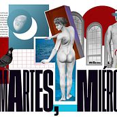 Mi Proyecto del curso: Collage digital para medios editoriales. Un progetto di Design di victoriareyesd_vr - 19.08.2020