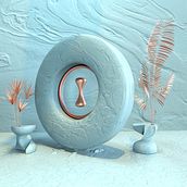 🌿 Exploring new texture . Un progetto di 3D, Animazione 3D, Design, Progettazione 3D, Interior design e Graphic design di Gabriel Ramirez - 26.08.2020