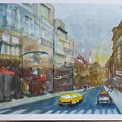 Mi Proyecto del curso: Paisajes urbanos en acuarela. Artistic Drawing project by rbelaus - 08.22.2020