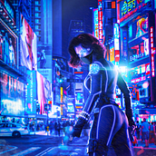 fotomontaje syberpunk. Photo Retouching project by wilkander jose alvarado - 08.20.2020