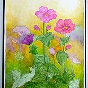 Mi Proyecto del curso: Técnicas de acuarela en negativo para ilustración botánica. Un progetto di Illustrazione botanica di Ana Maria Duret - 20.08.2020