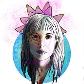 Mi Proyecto del curso: Retrato ilustrado con Photoshop. Traditional illustration, and Digital Illustration project by Valeria Chavez - 08.20.2020