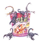 Noodles. Fine Arts, Drawing, and Traditional illustration project by Pablo Velasco Bertolotto - 08.20.2020