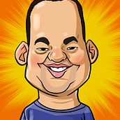 Digital Caricatura . Digital Illustration, Creativit, Drawing, and Portrait Drawing project by Abel Costa - 08.16.2020