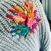Mi Proyecto del curso: Bordado y personalización de accesorios . Embroider project by Paula Carvajal - 08.20.2020