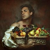 chico con cesta de frutas. Un proyecto de Fotografía artística y Fotografía de retrato de Julio Luis Antonio Janssen - 21.08.2020