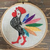 My project in Embroidery Techniques: Illustrating with Needle and Thread course. Projekt z dziedziny  Haft użytkownika Prisca Brice - 21.08.2020