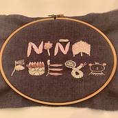 Meu projeto do curso: Introdução ao bordado com relevo. Embroider project by beatrizbrenner - 10.13.2020