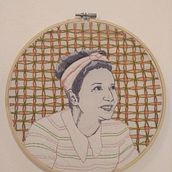 Mi Proyecto del curso: Creación de retratos bordados. Embroider project by Mar Touriño - 08.29.2020