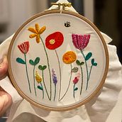 First embroidery project. Un proyecto de Bordado de Felicia Wanandi - 21.08.2020