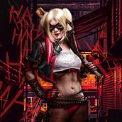 Harley Quinn (Wallpaper). Un progetto di Composizione fotografica e Design digitale di Carlos Vasquez - 21.08.2020