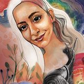 My project in Illustrated Portrait in Watercolor course. Un projet de Peinture , et Aquarelle de Steph Kates - 21.08.2020