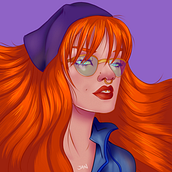 Meu projeto do curso: Retrato de personagens femininas com Procreate. Digital Illustration project by Joice Nunes - 08.21.2020