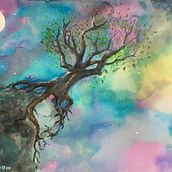 Final Project - Modern Watercolours. Watercolor Painting project by Heather Swallow - 08.22.2020