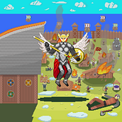 Mi Proyecto del curso: Introducción al diseño de personajes en pixel art. Concept Art, e Design de videogames projeto de Armando Mejía - 22.08.2020