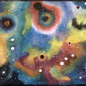 Mi Galaxia, Nebulosas, Técnicas de Acuarelas, Unidada IV. Projekt z dziedziny Malowanie akwarelą użytkownika María Ana Luz Rey Lago - 22.08.2020