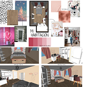 Mi Habitación de ensueño: Rosa y blanco. Un progetto di Interior design di Patricia Fuentes - 23.08.2020