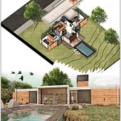 Mi Proyecto del curso: Ilustración digital de proyectos arquitectónicos. Projekt z dziedziny Architektura c, frowa,  Architektura, Architektura krajobrazu, Ilustracja c, frowa,  R i sunek architektoniczn użytkownika Pervis Paredes Caycho - 09.02.2021