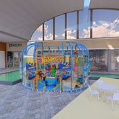 Diseño de tienda pop up hotwheels.. 3D, Interior Architecture & Interior Design project by coni_merino - 08.23.2020