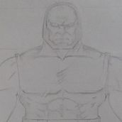 anatomía de un superhéroe : Darkseid . Arts, and Crafts project by Doug Cantuña - 08.25.2020