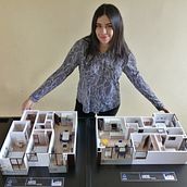 Maquetas Amobladas / Apartamentos Loira / escala 1:75. 3D, Architecture, Interior Architecture, and 3D Modeling project by Luis Ajmac - 08.24.2020