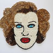 Mi Proyecto del curso: Retratos bordados en pedrería. Een project van Borduurwerk van kataramaster - 20.09.2020