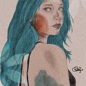 Mi Proyecto del curso: Retrato ilustrado con Procreate. Digital Illustration project by Roberta Moscatelli - 08.24.2020