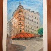 Meu projeto do curso: desenho arquitetônico com aquarela e tinta. Watercolor Painting project by Barry Barrera - 08.24.2020
