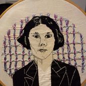 Mi Proyecto del curso: Creación de retratos bordados. Embroider project by Lud - 09.03.2020