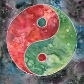 YingYang de complementarios. Design project by elisacordero - 08.25.2020