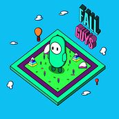 Fall Guys Ultimate Knockout . Un projet de Illustration traditionnelle et Illustration vectorielle de João Vithor Benedito - 25.08.2020