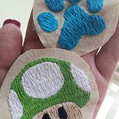 Ilustración de personajes con hilo y aguja. Embroider project by mirandaper_ - 09.23.2020