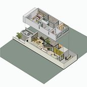 My project: Casa N + F. Architecture, and ArchVIZ project by Nathália Bessa - 08.26.2020