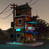 Game Center. Un progetto di 3D, Animazione 3D, Progettazione 3D e Modellazione 3D di Christian Emmanuel Garcia Armijo - 15.06.2020