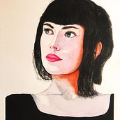Mi Proyecto del curso: Retrato en acuarela a partir de una fotografía. Watercolor Painting project by antoniomlp - 08.26.2020