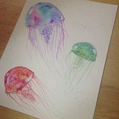Mi Proyecto del curso: Técnicas modernas de acuarela. Painting, and Watercolor Painting project by bari_1746535575 - 08.26.2020